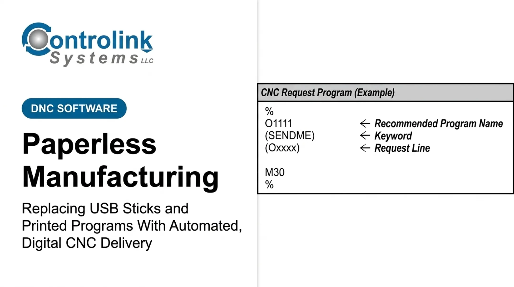 Paperless Manufacturing: Replacing USB Sticks and Printed Programs With Automated, Digital CNC Delivery