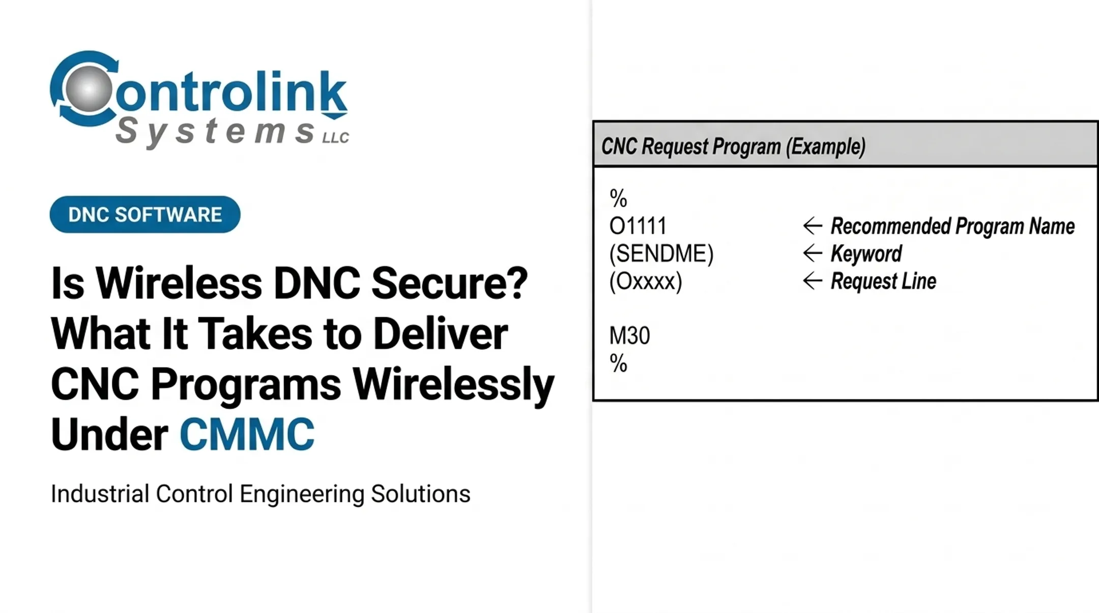 Is Wireless DNC Secure? What It Takes to Deliver CNC Programs Wirelessly Under CMMC