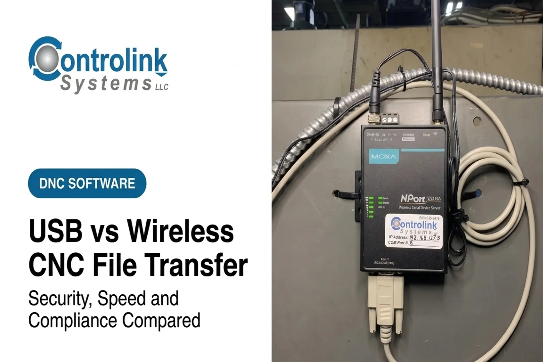 USB vs Wireless CNC File Transfer: Security, Speed and Compliance Compared