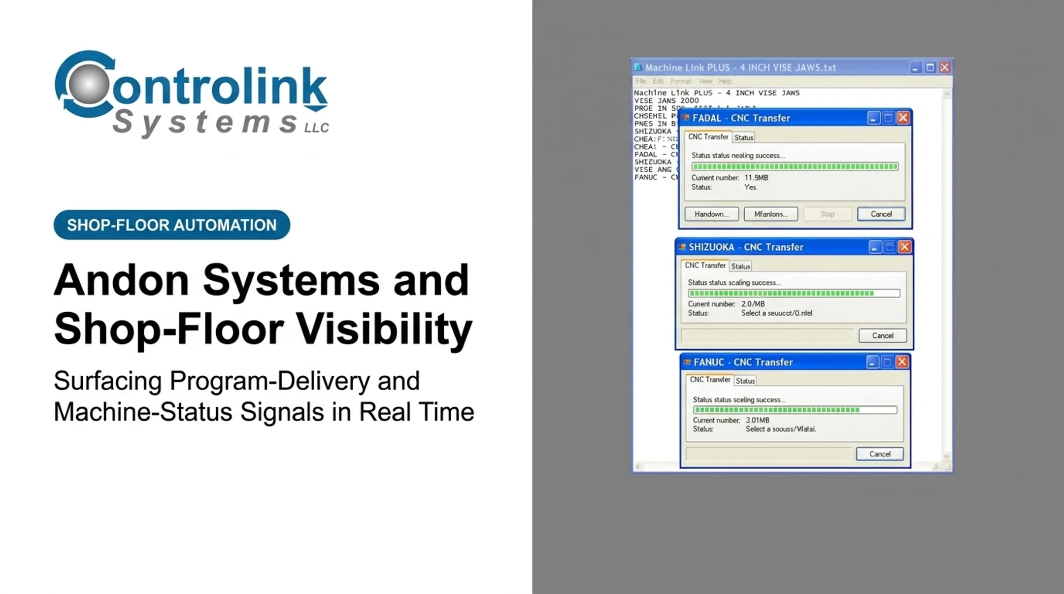 Andon Systems and Shop-Floor Visibility: Surfacing Program-Delivery and Machine-Status Signals in Real Time