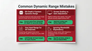 Four common DAQ dynamic range configuration mistakes and correct practices comparison