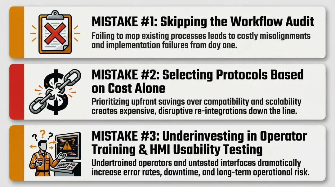 Three common workflow automation mistakes manufacturers make during implementation