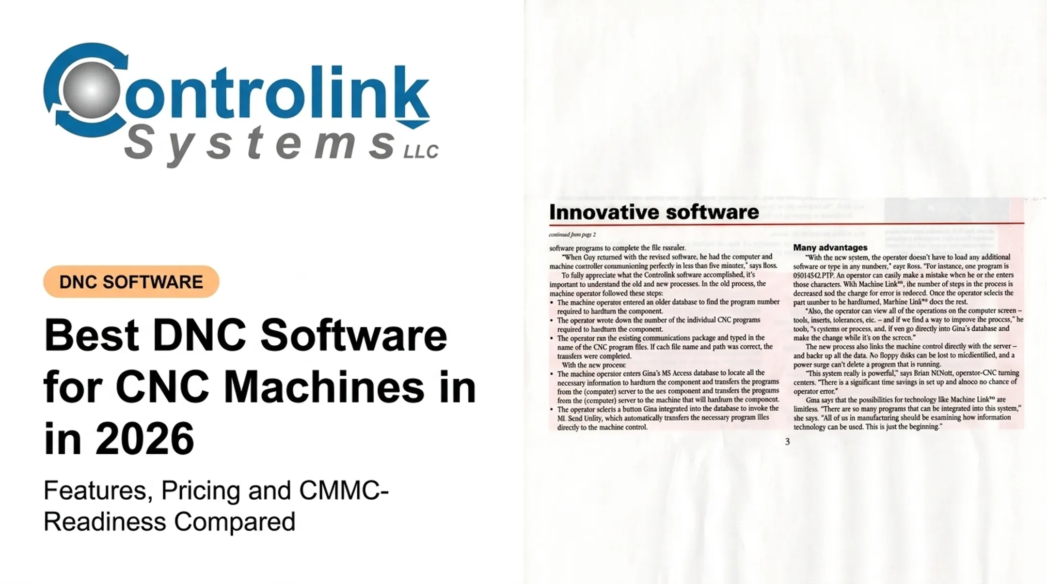 Best DNC Software for CNC Machines in 2026: Features, Pricing and CMMC-Readiness Compared