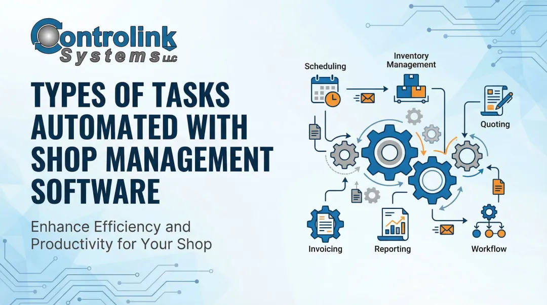 Types of Tasks Automated with Shop Management Software