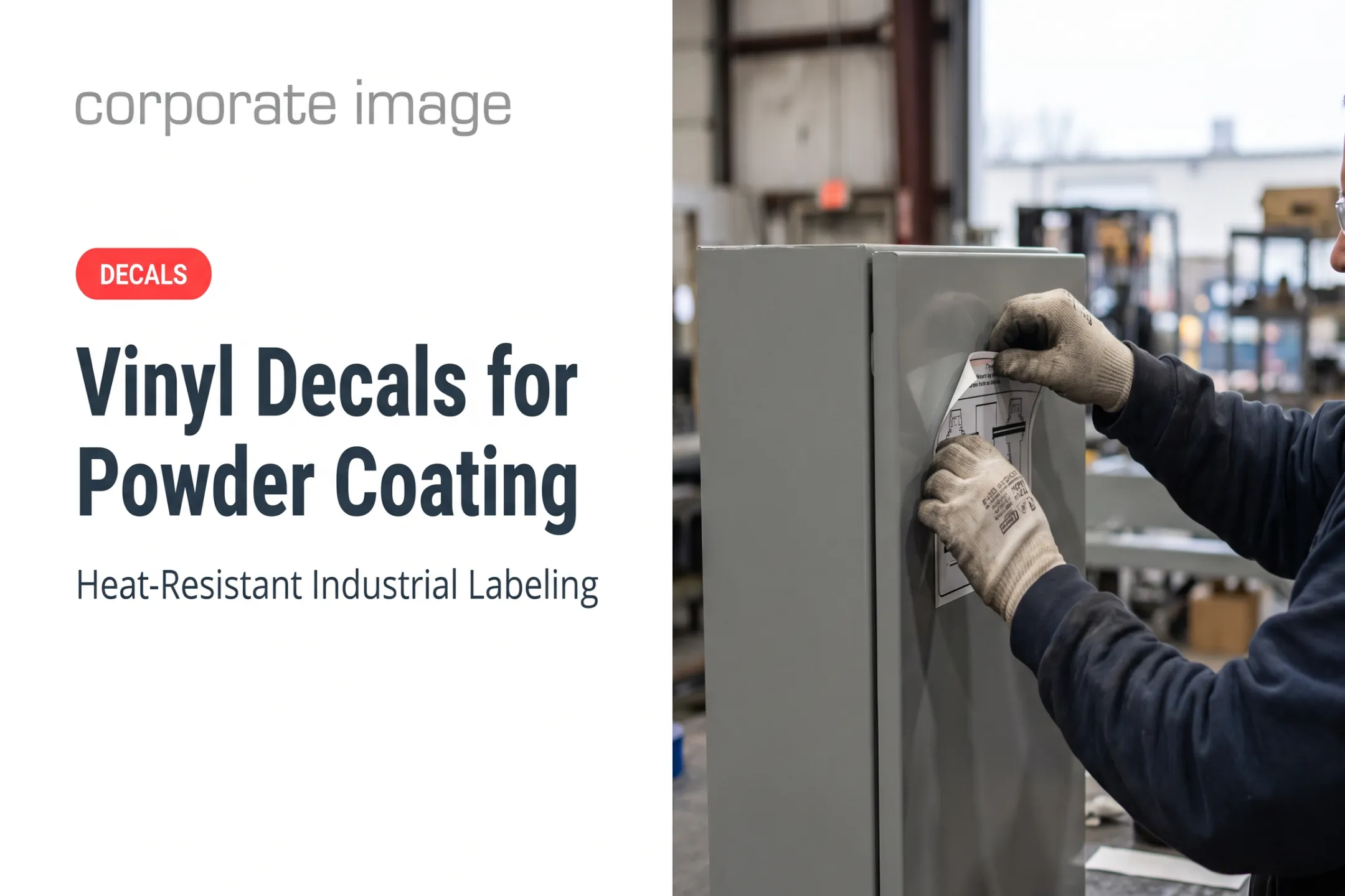 Vinyl Decals for Powder Coating