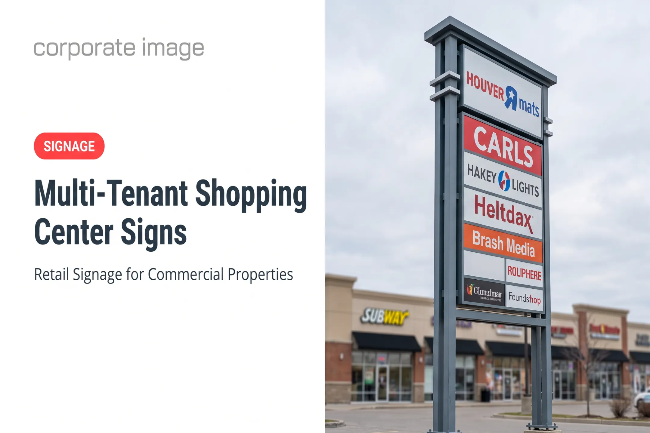 Multi-Tenant Shopping Center Signs