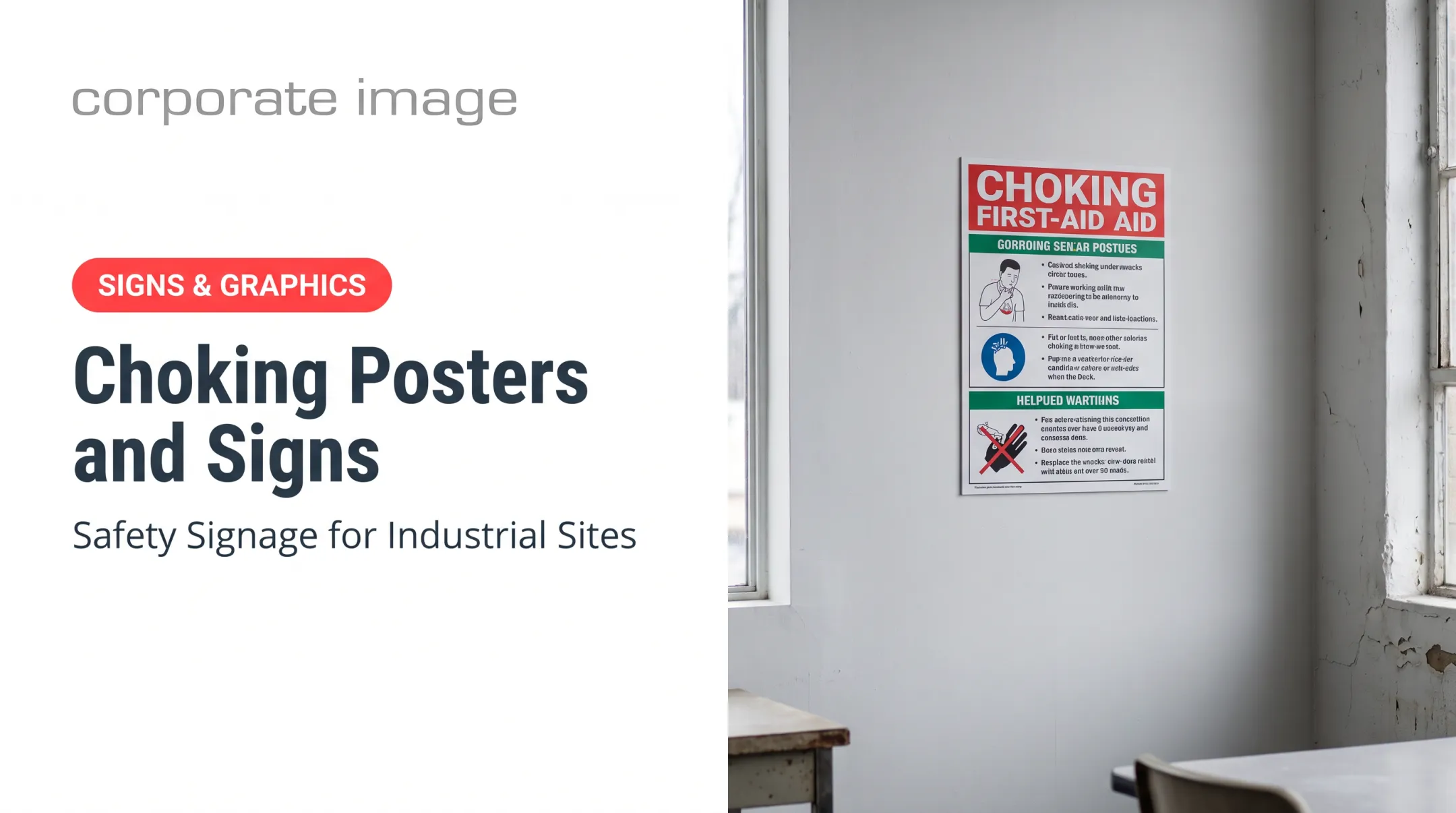Choking Posters and Signs