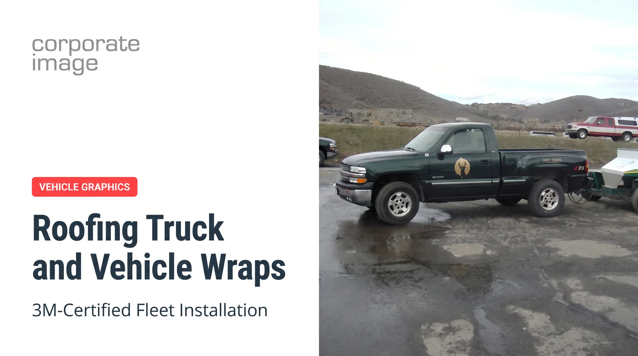Roofing Truck and Vehicle Wraps
