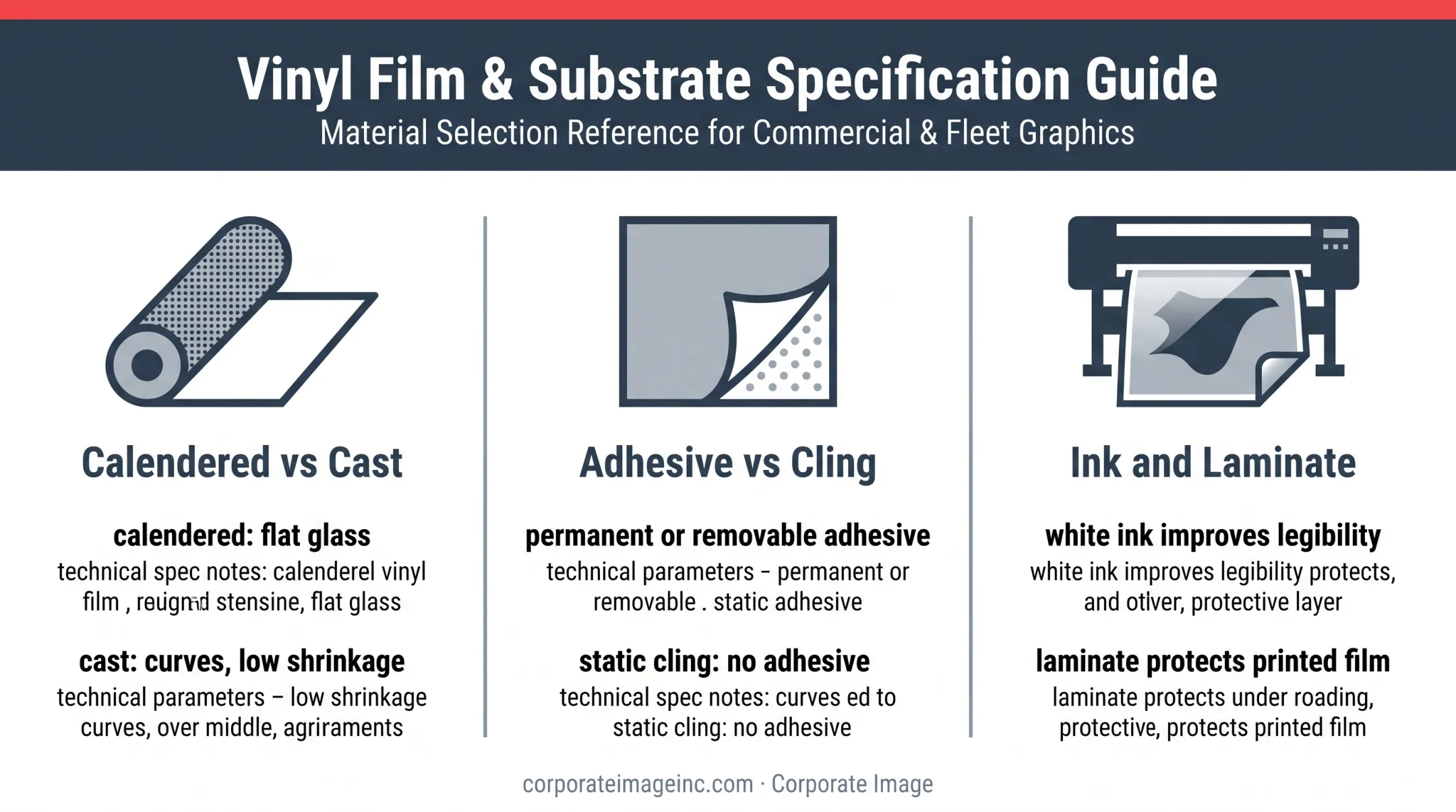 Commercial window graphic vinyl construction and protection comparison