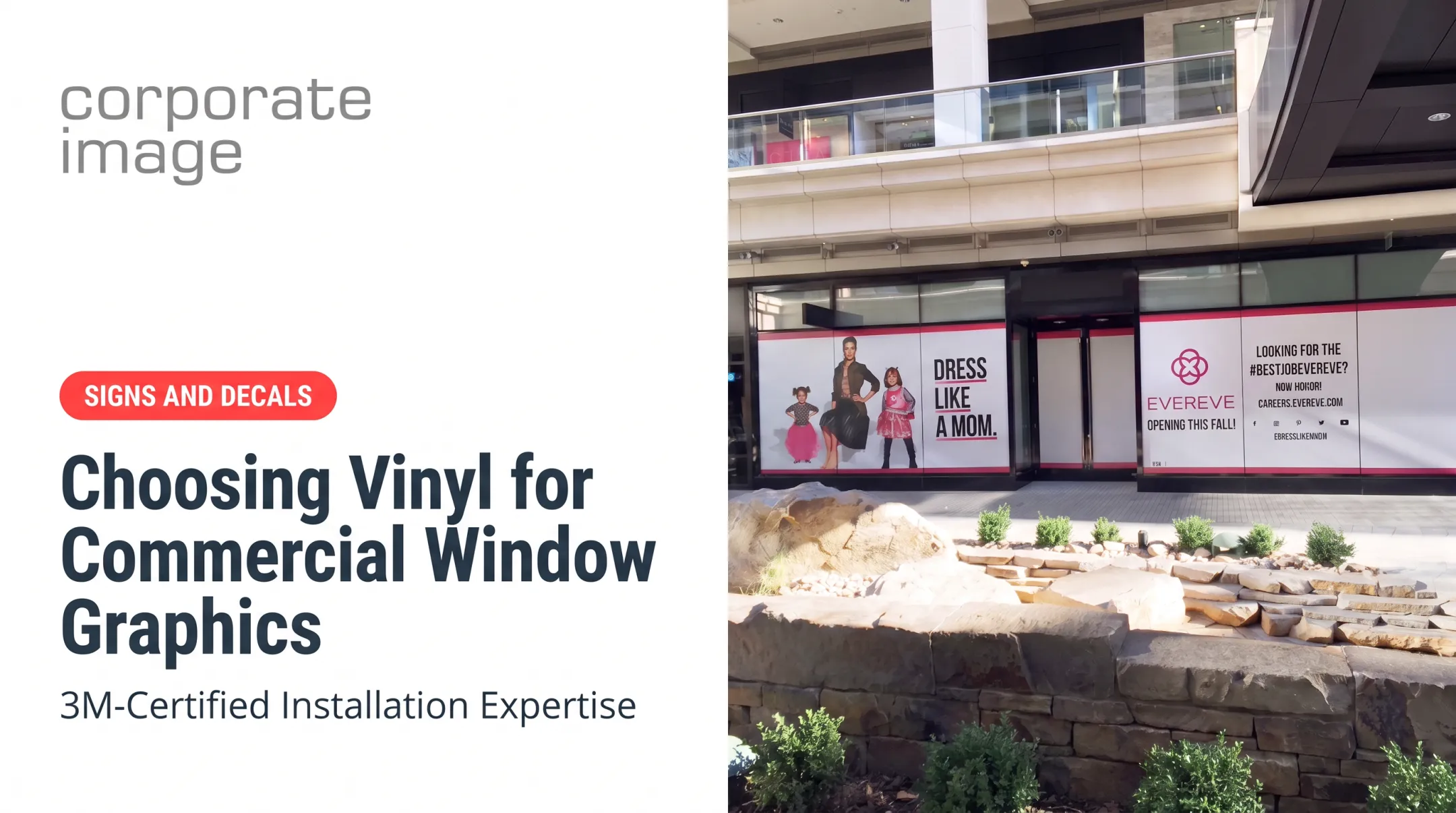 Choosing Vinyl for Commercial Window Graphics