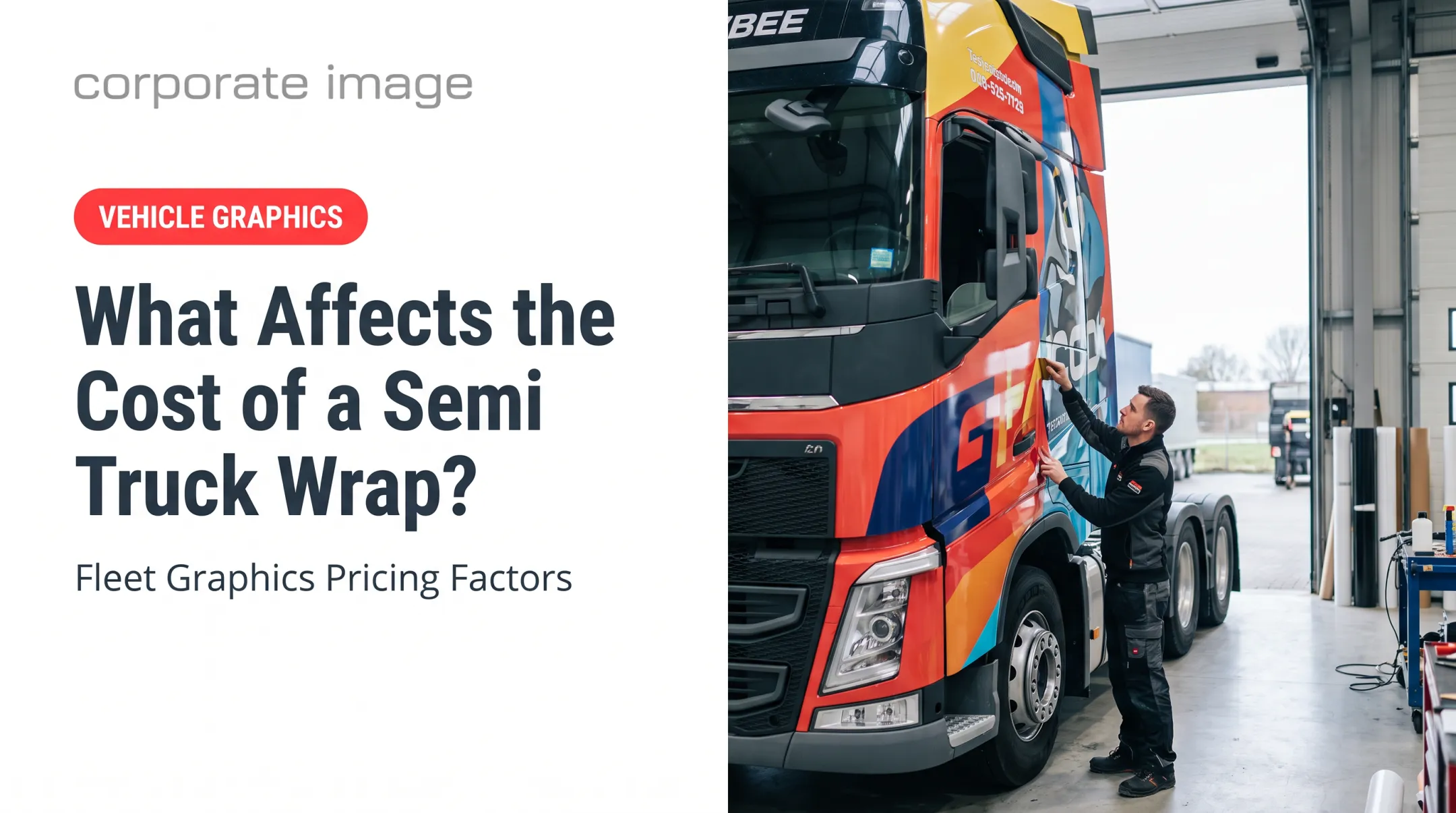 What Affects the Cost of a Semi Truck Wrap?