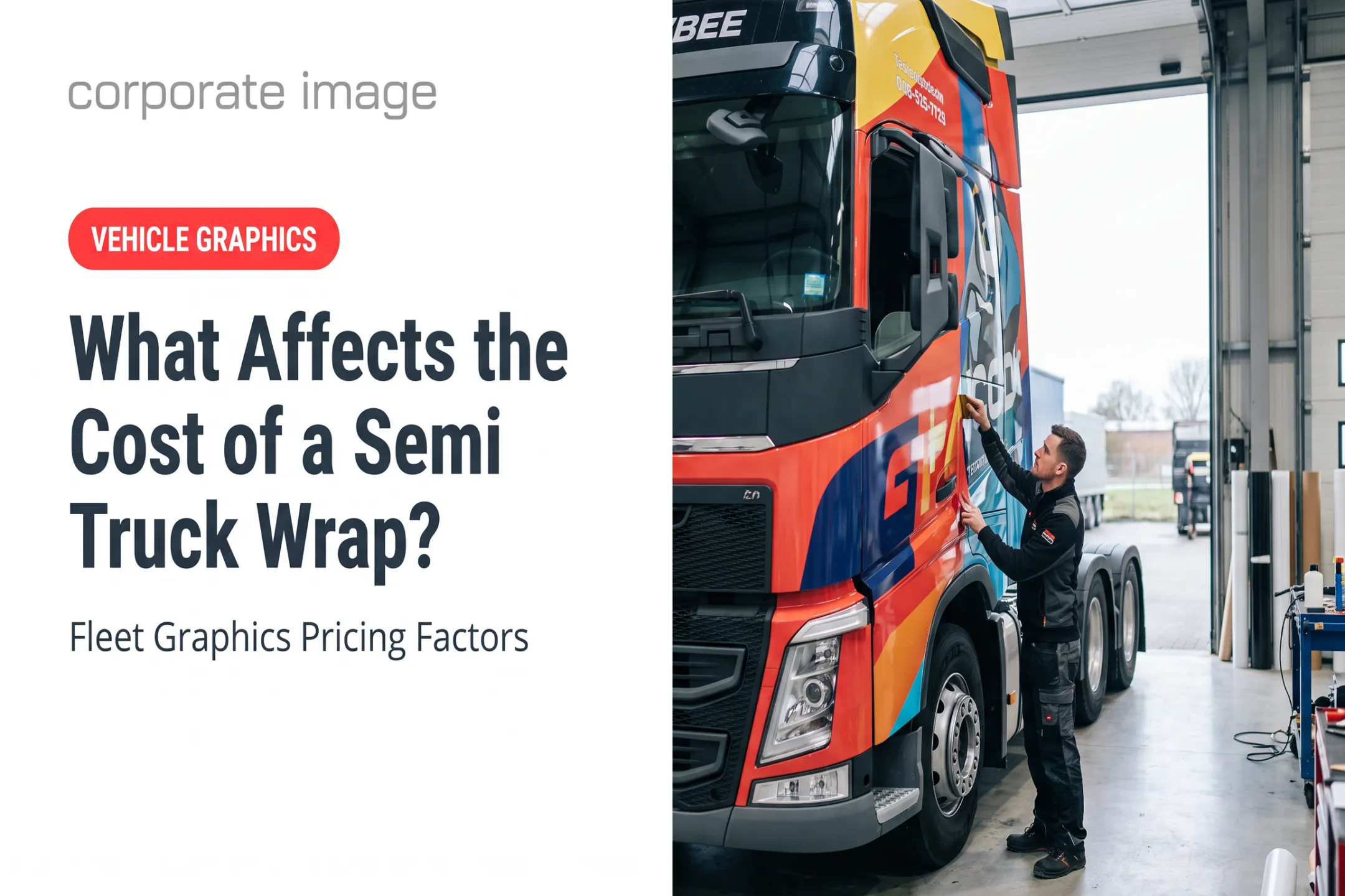 What Affects the Cost of a Semi Truck Wrap?