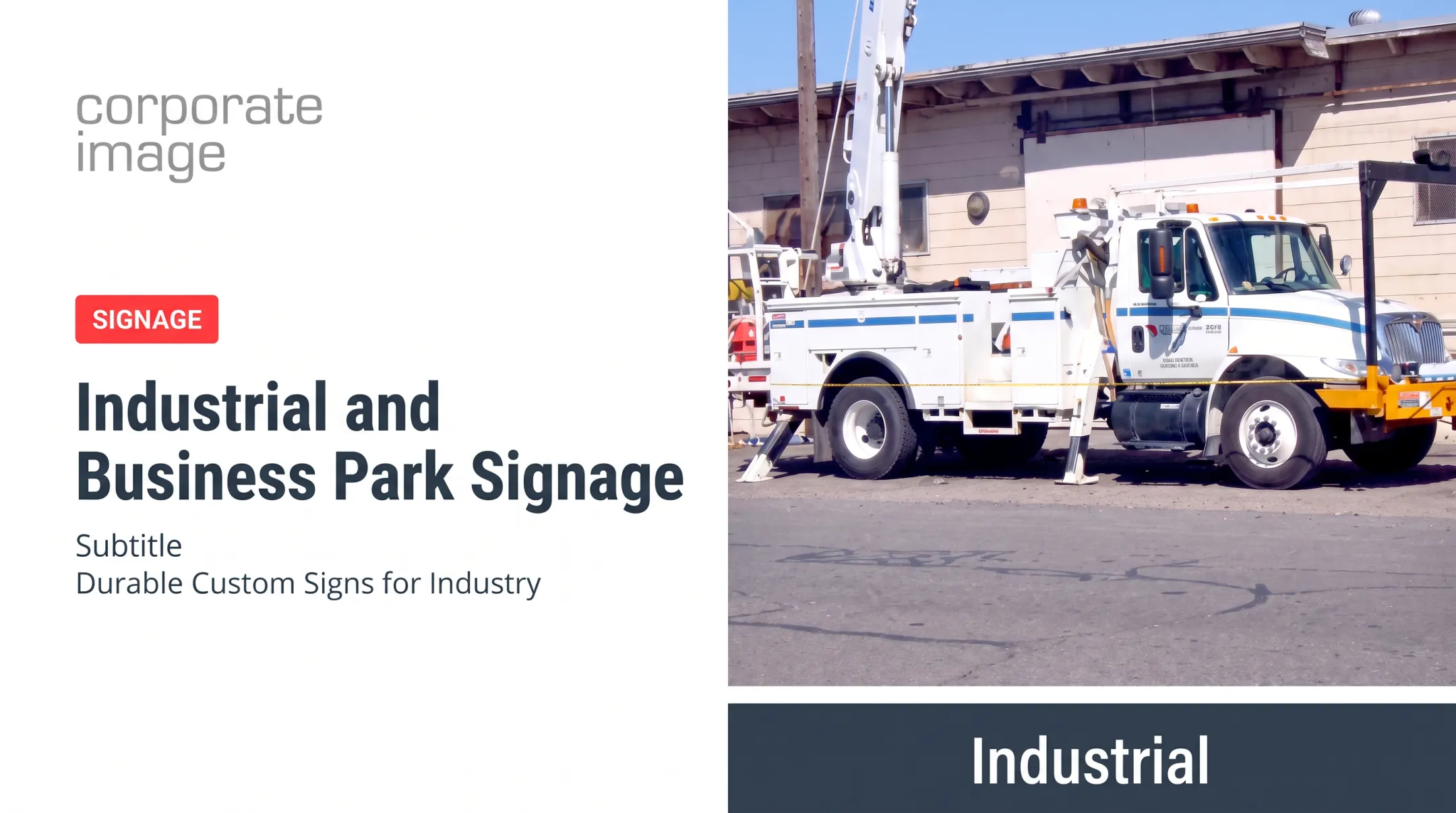 Industrial and Business Park Signage