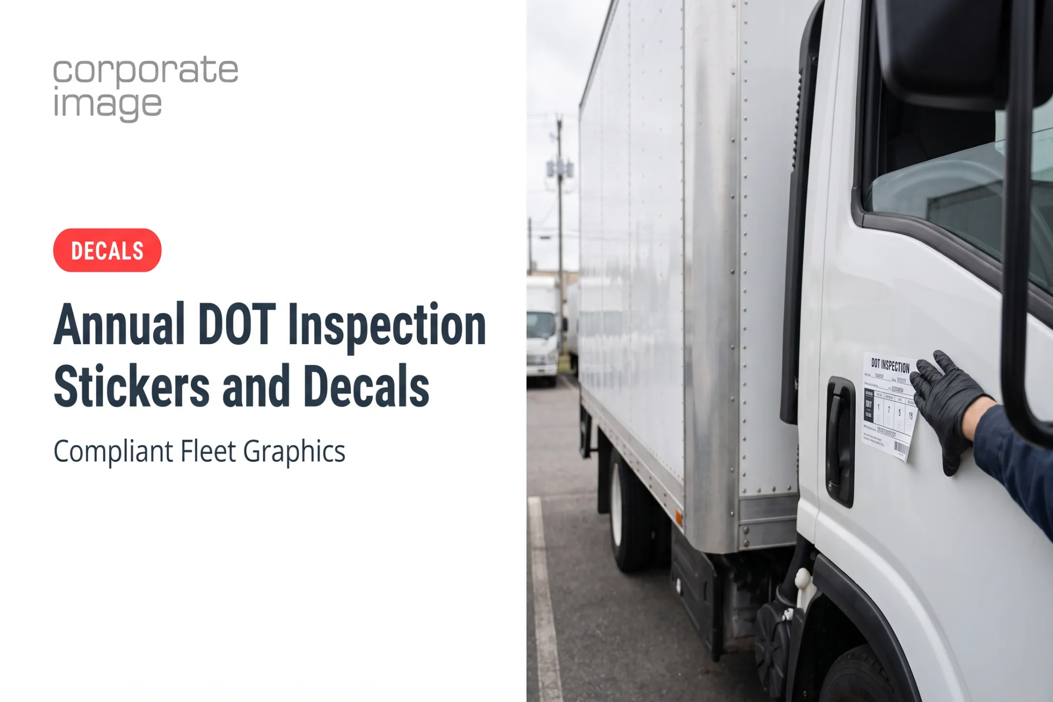 Annual DOT Inspection Stickers and Decals