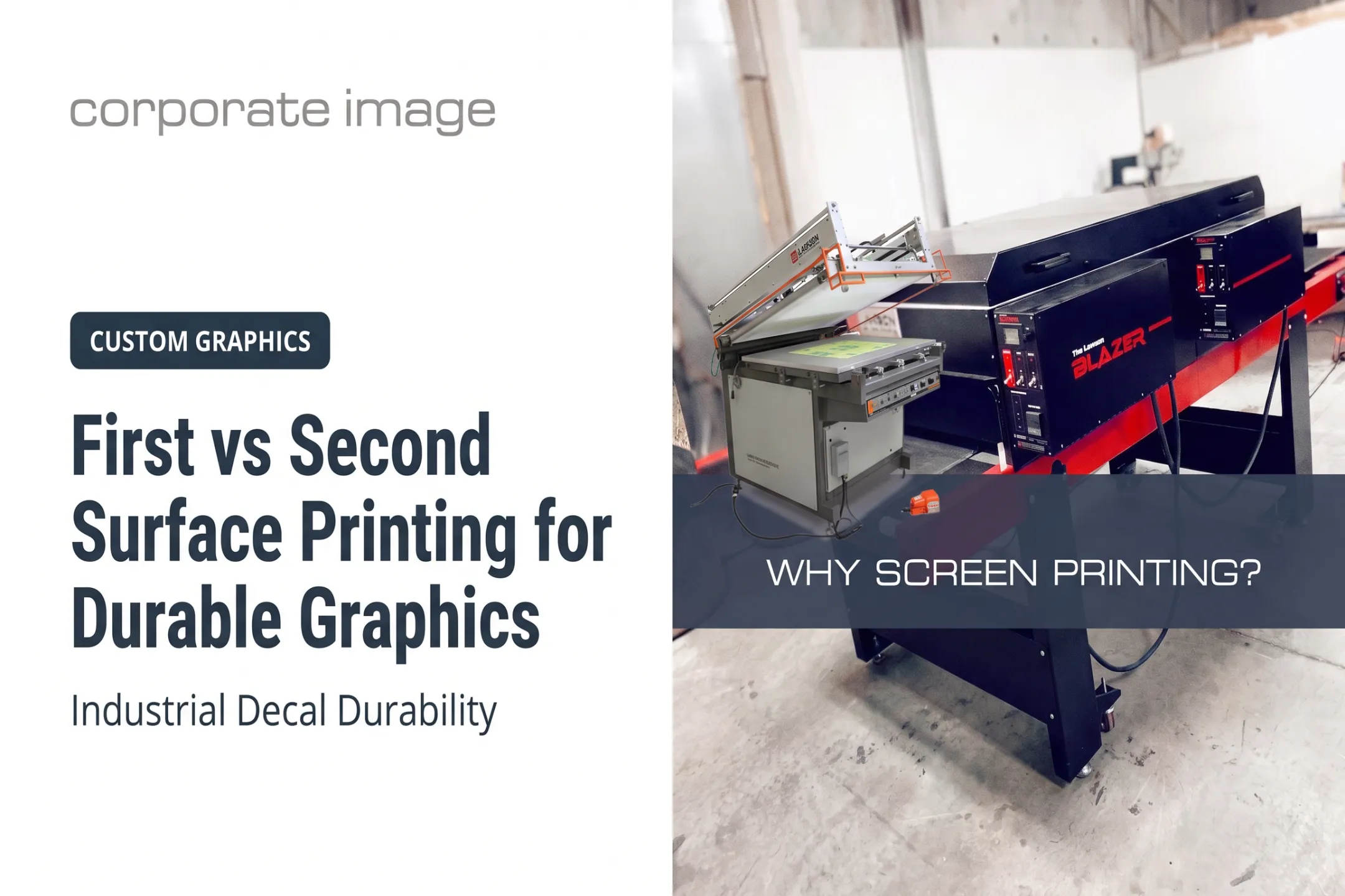First vs Second Surface Printing for Durable Graphics