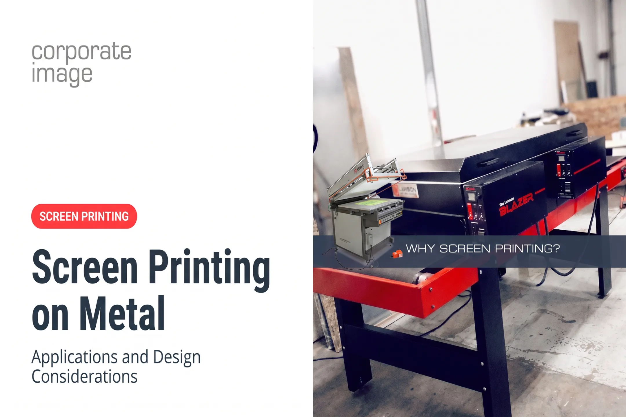 Screen Printing on Metal: Applications and Design Considerations