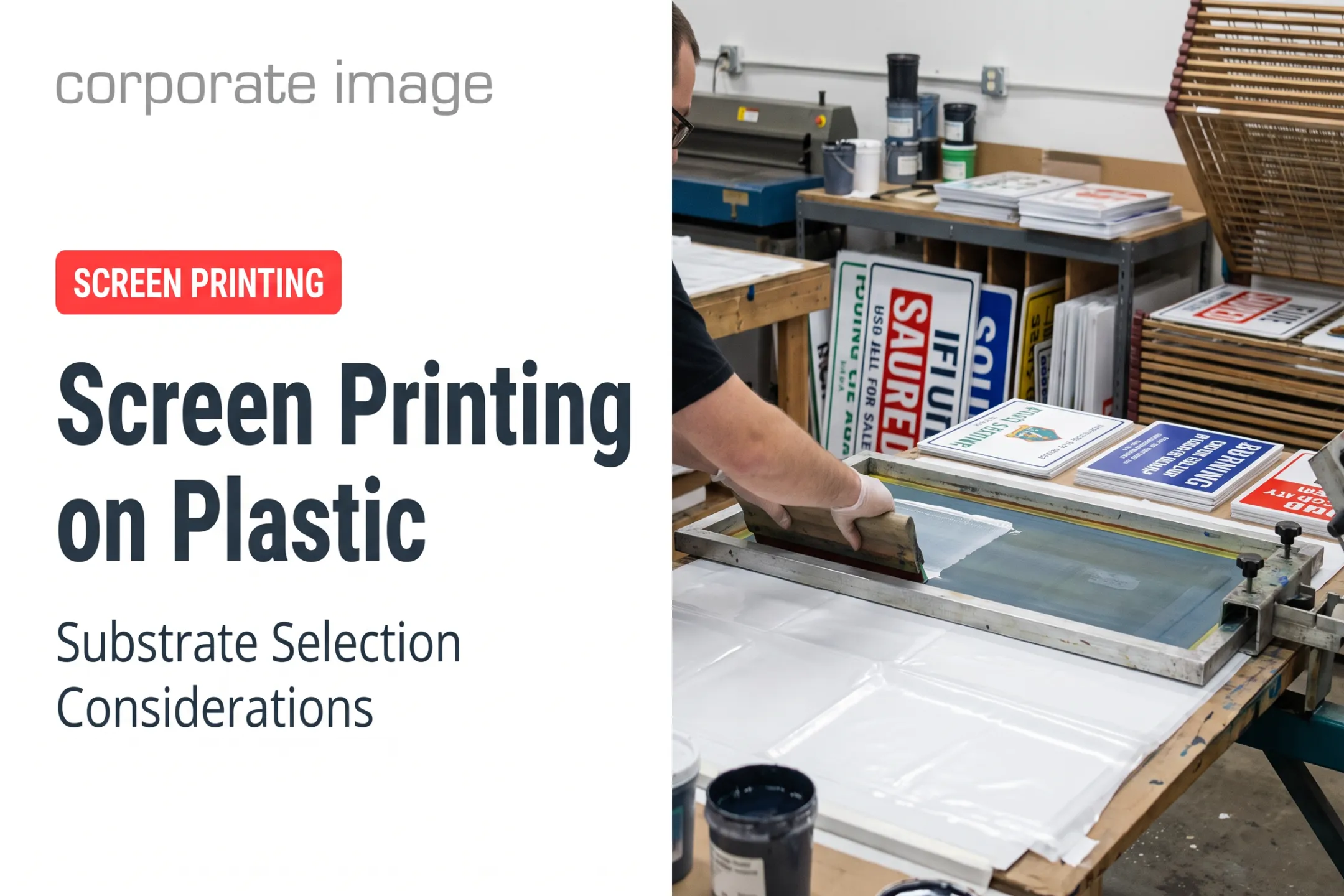 Screen Printing on Plastic: Substrate Selection Considerations