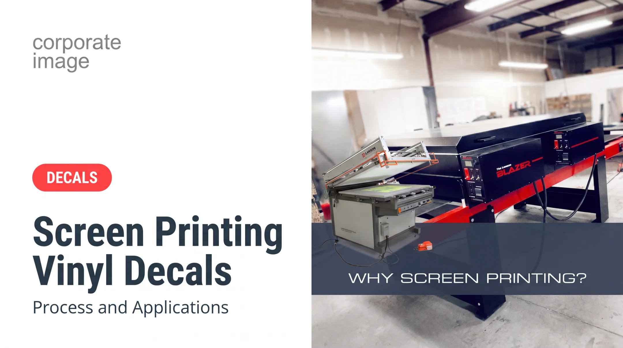 Screen Printing Vinyl Decals: Process and Applications