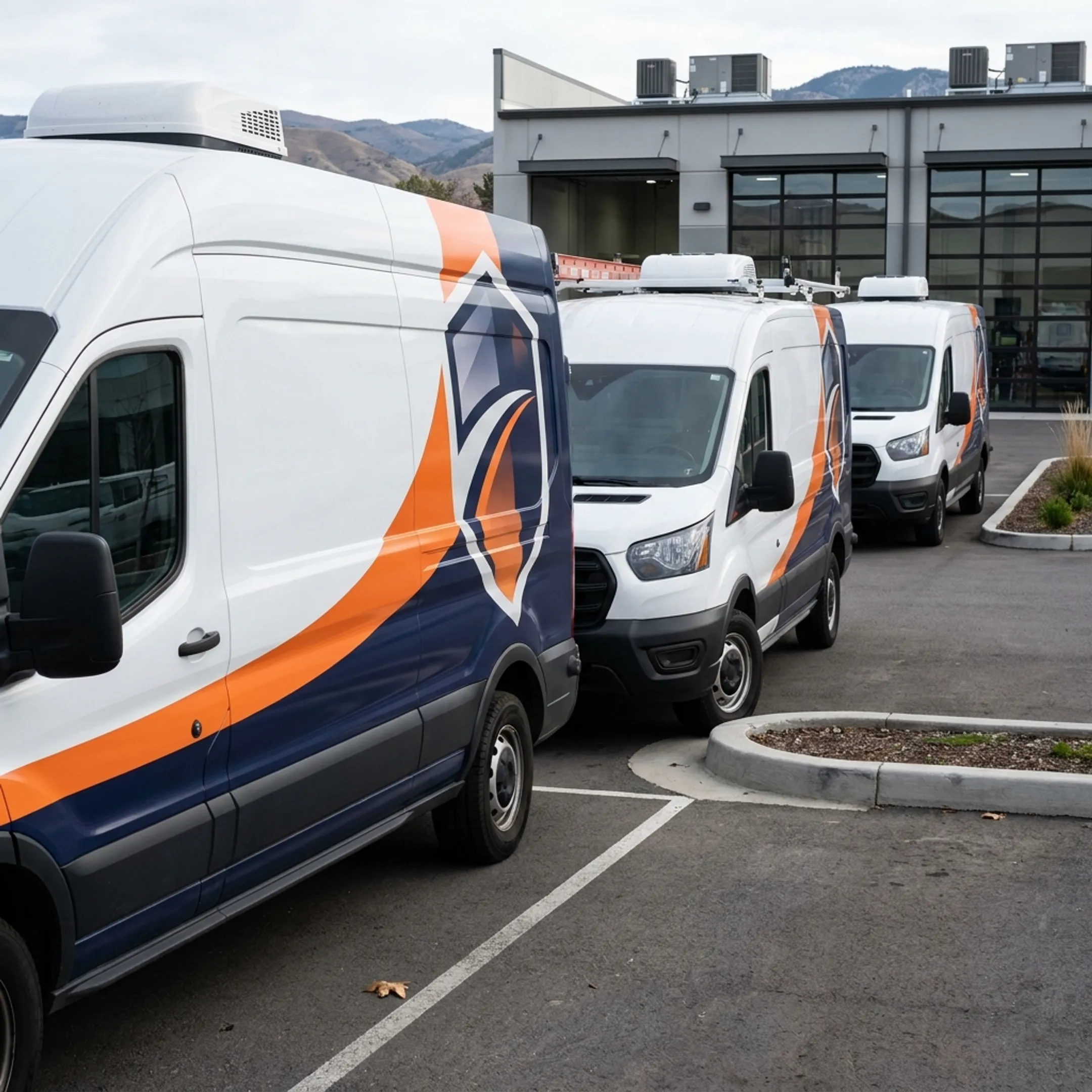 HVAC Fleet Wraps and Graphics