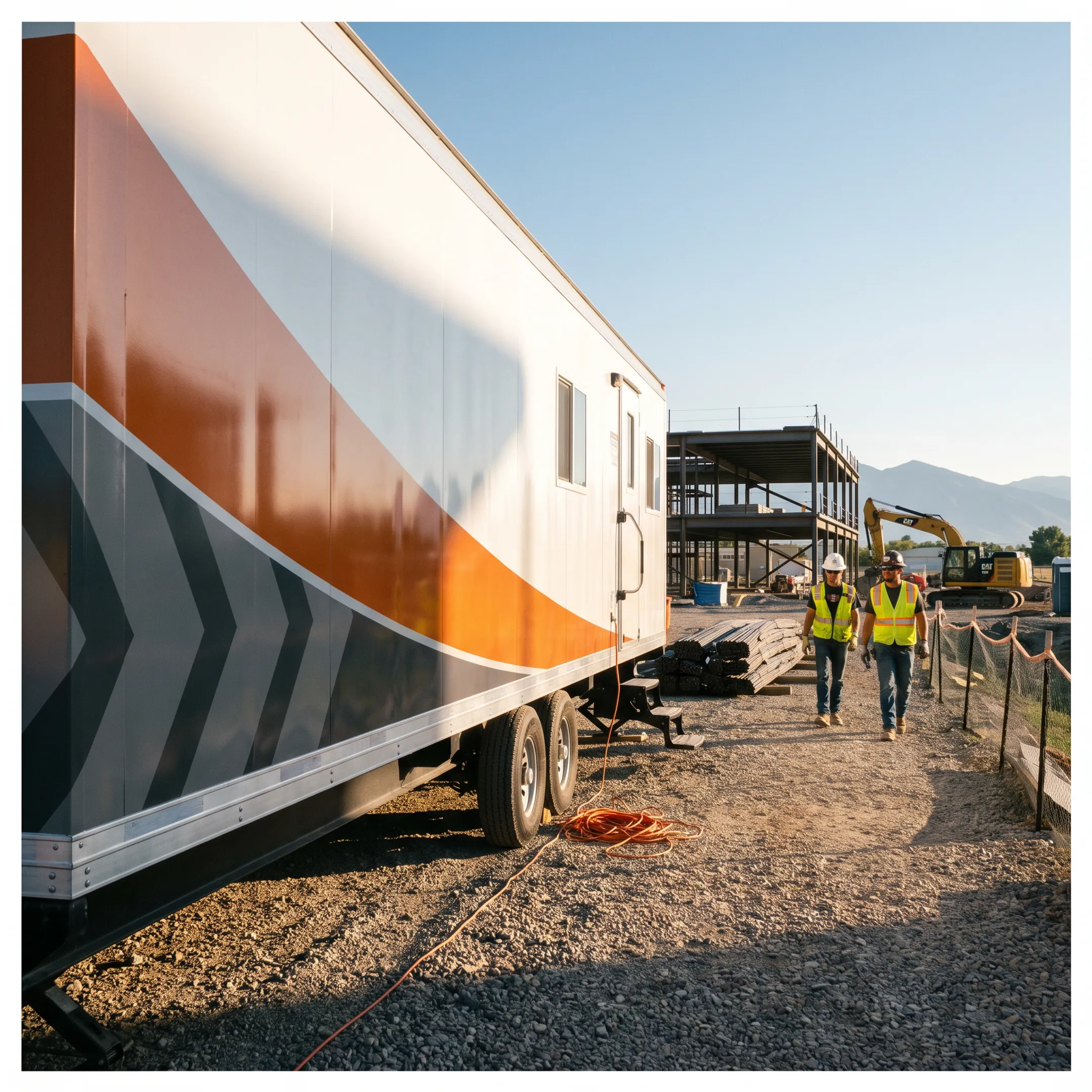 Construction Trailer Graphics and Wraps