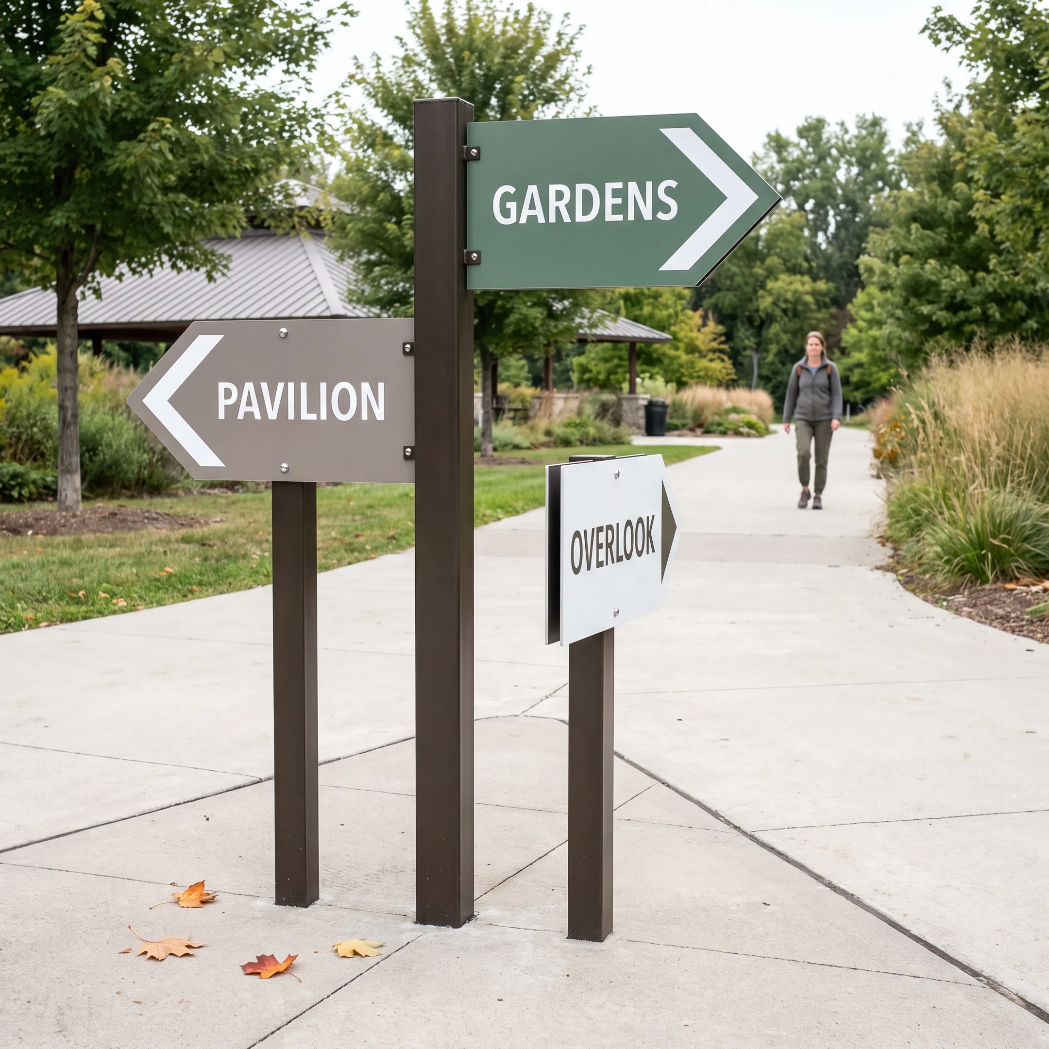 Pedestrian Wayfinding Signage and Signs