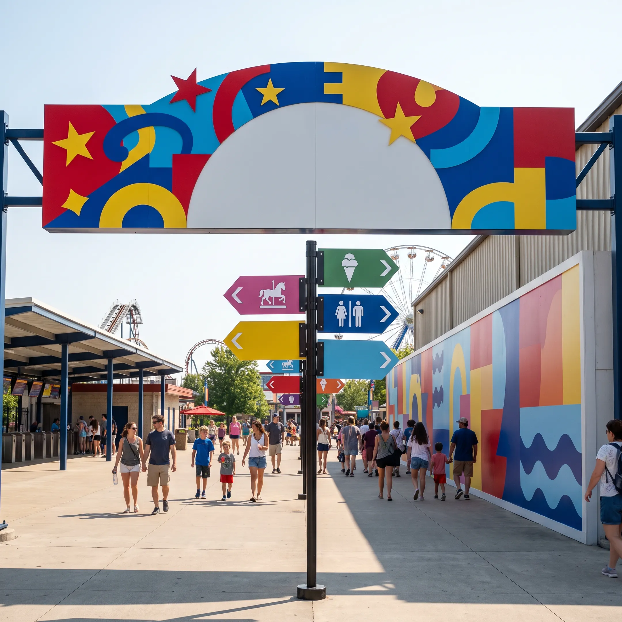 Amusement Park Signs and Signage