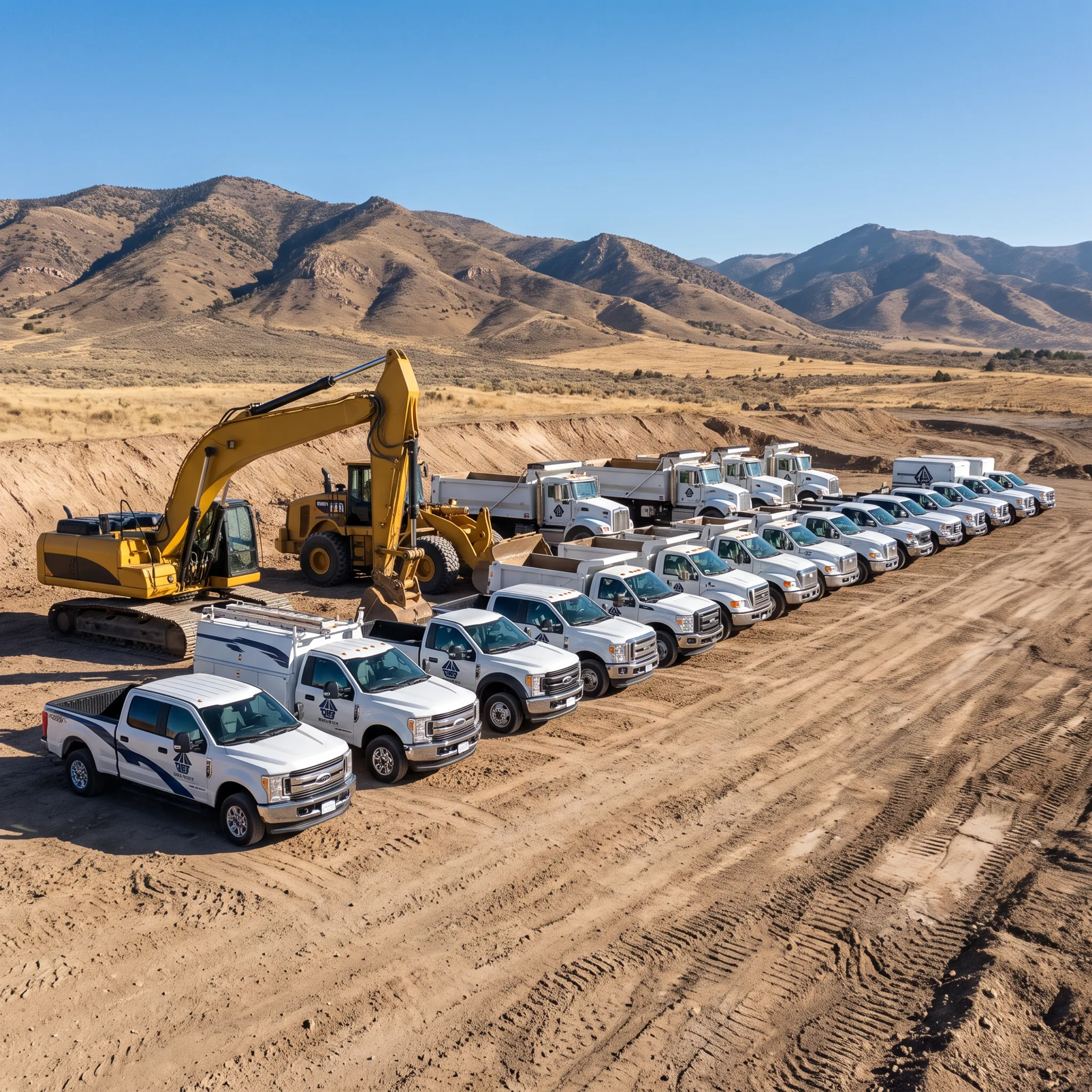 Construction Fleet Wraps and Graphics