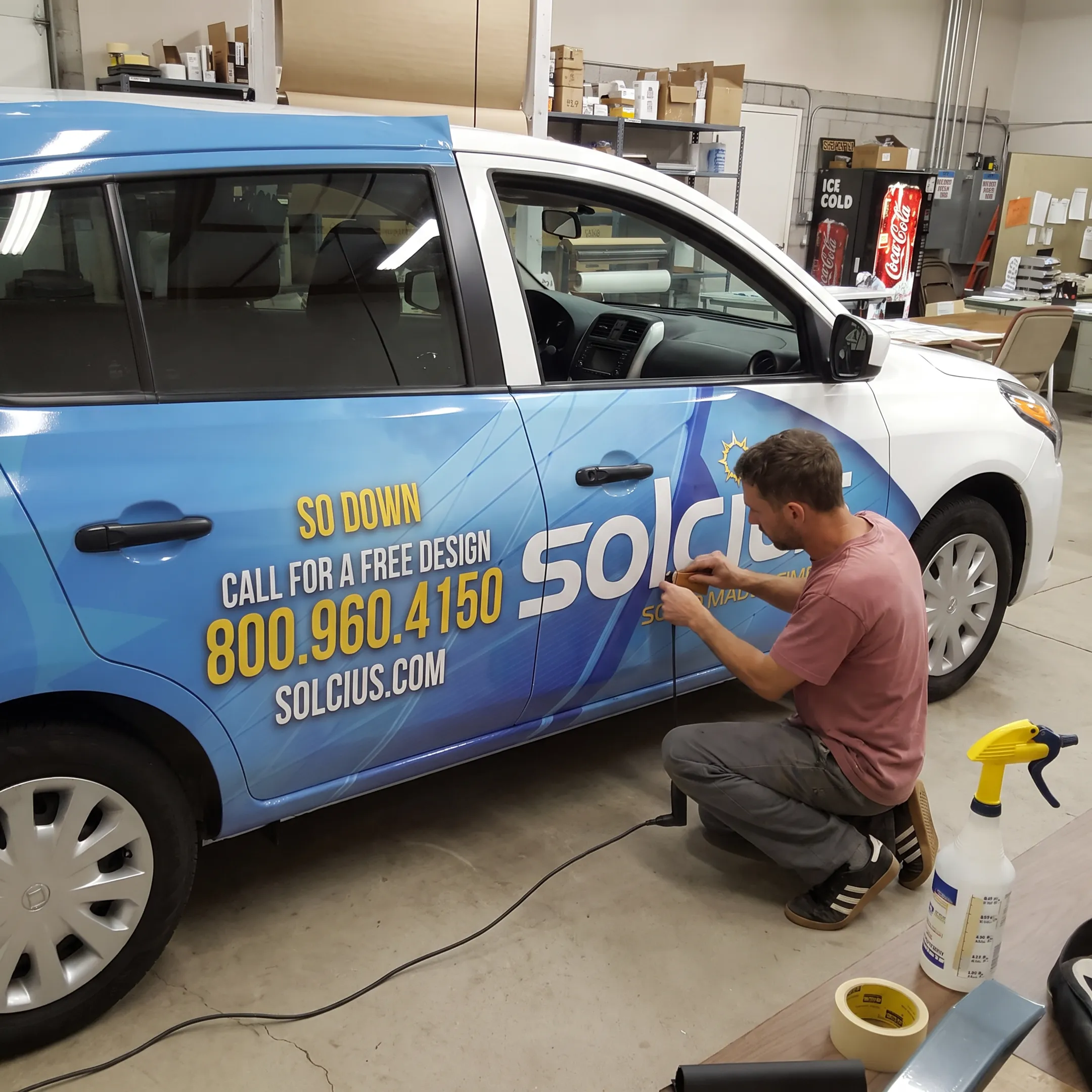 Commercial Vehicle Graphic Installation