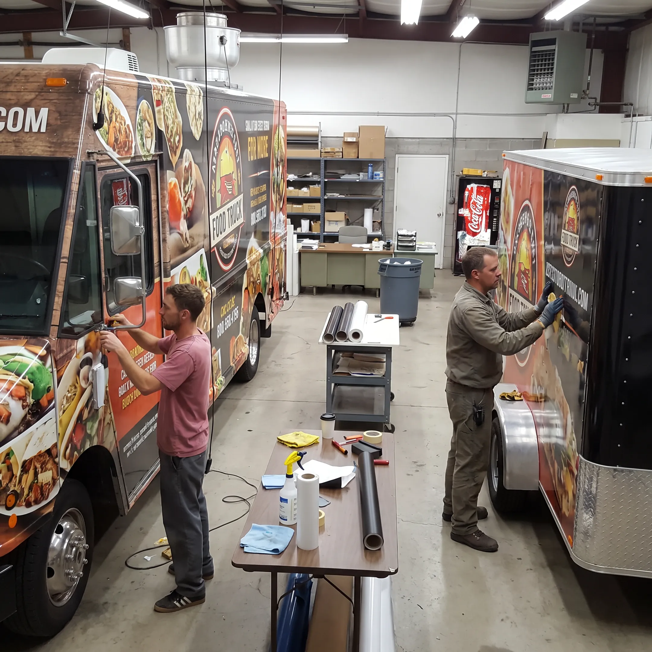 Custom Food Truck and Trailer Wraps