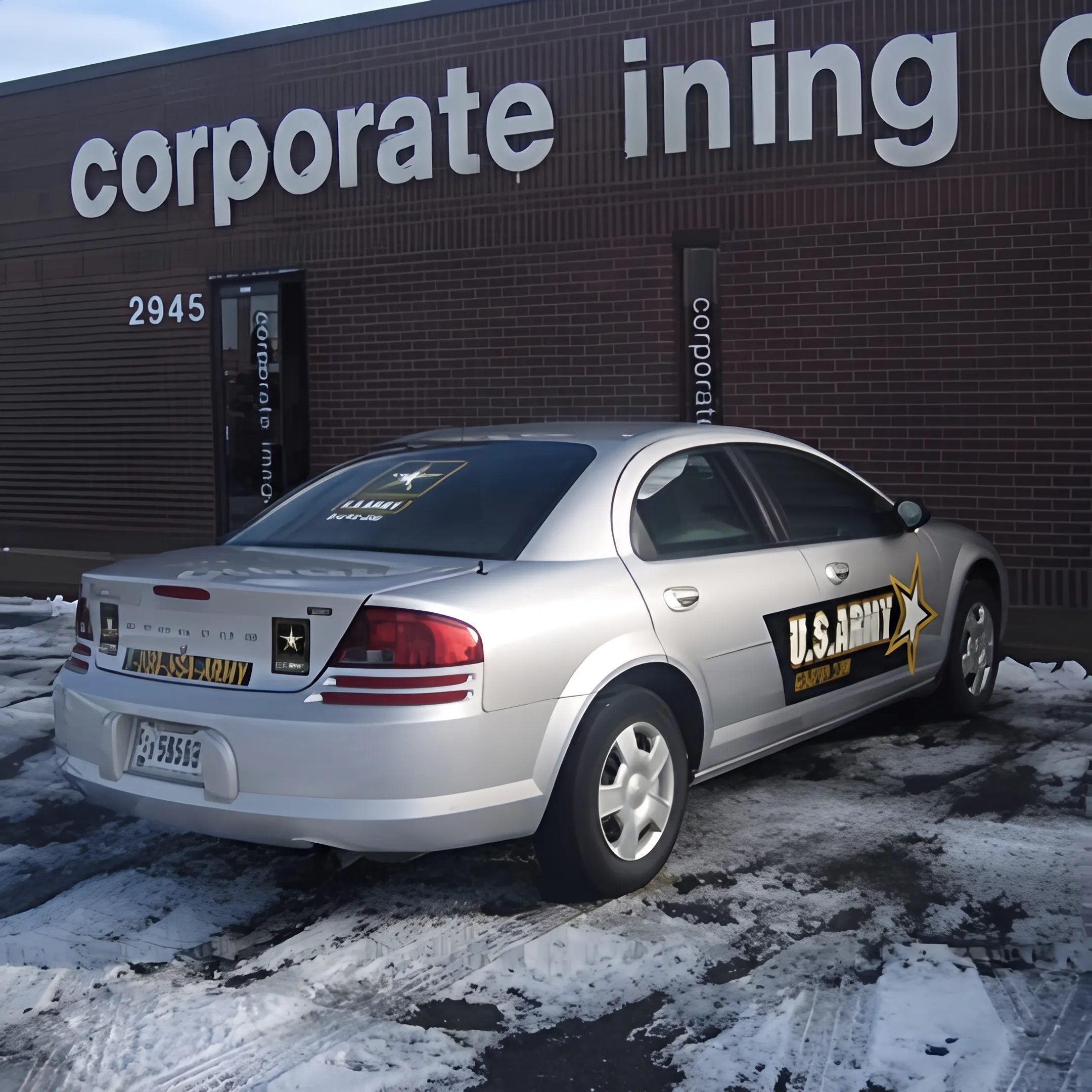 Durable custom graphics prepared for installation on commercial surfaces