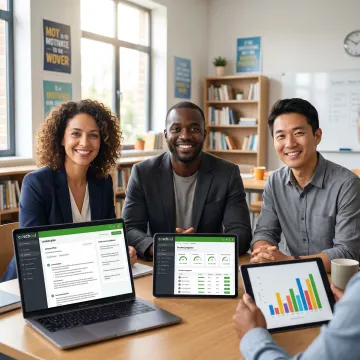 Teachers using AI platform tools