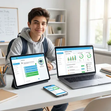 Online tutoring interface with guided learning support