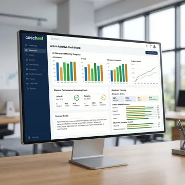 Dashboard for AI-based student progress reporting