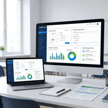 Teacher portal tools for planning and assessment