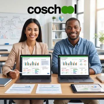 Teachers reviewing student performance insights