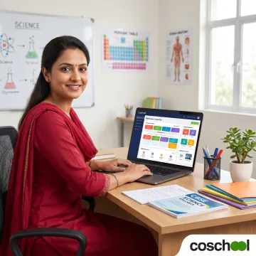 Teacher preparing CBSE science lesson plan
