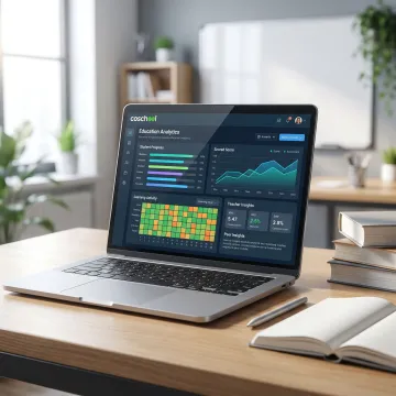 AI-powered student progress dashboard interface