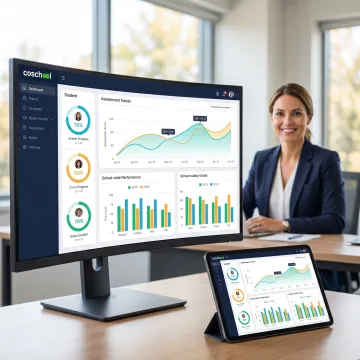 Academic analytics dashboard for school performance