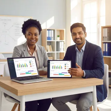 Teachers using AI school software for planning and tracking