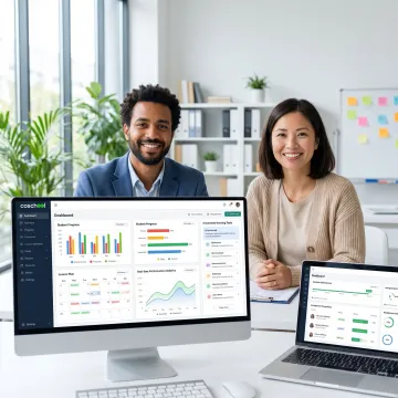 AI-powered school learning management platform dashboard