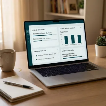 Closed-loop learning workflow on school dashboard