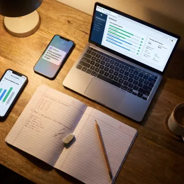 AI homework workflow dashboard