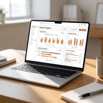 AI-powered student progress dashboard interface