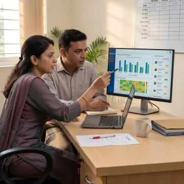 School leadership using academic analytics platform