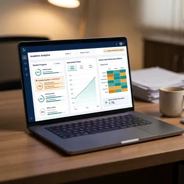 Academic analytics dashboard for school performance