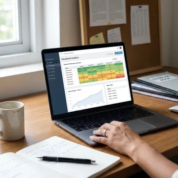 Student performance analytics dashboard for teachers