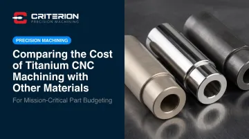 Comparing the Cost of Titanium CNC Machining with Other Materials