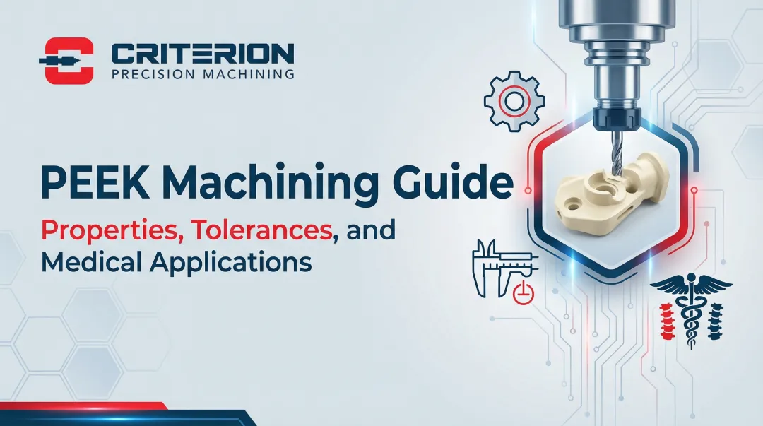 Cover image for PEEK Machining Guide: Properties Tolerances and Medical Applications
