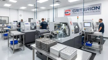 Criterion Precision Swiss turning CNC screw machine producing small-diameter medical components