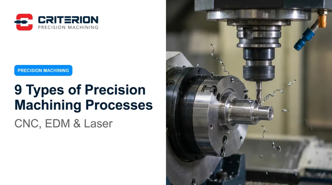 9 Types of Precision Machining Processes: CNC, EDM & Laser